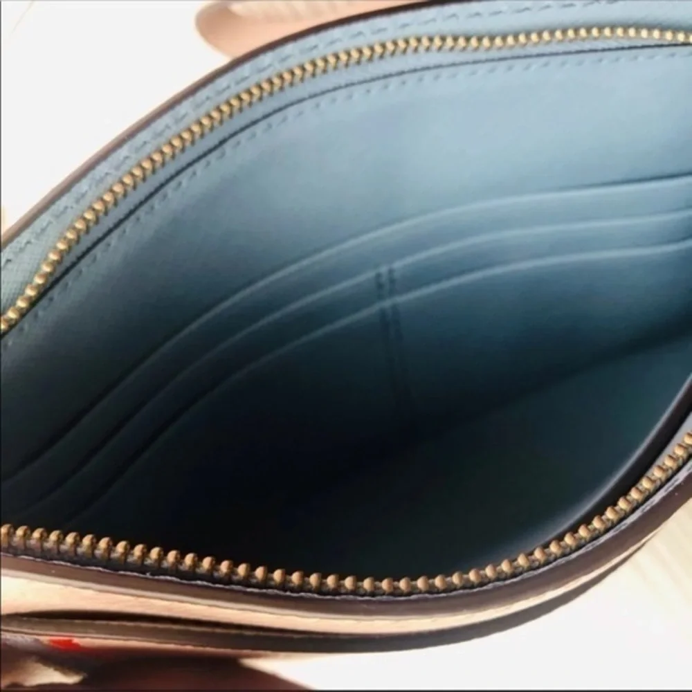 Kate Spade New York Neutral Wristlet Clutch Front Pocket NWT
